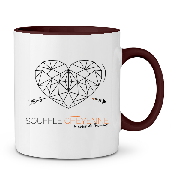 Mug SOUFFLE CHEYENNE "Coeur"