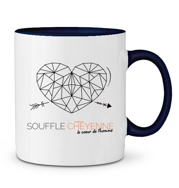 Mug SOUFFLE CHEYENNE "Coeur"