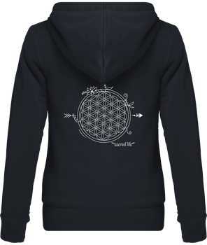 Sweat zippé à capuche