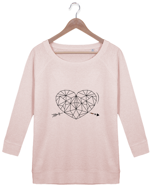 Pull large tendance "Coeur"