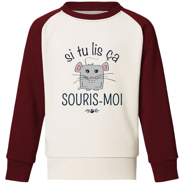 Sweat Enfant "Souris-moi"