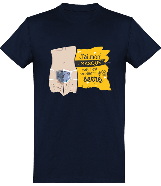 T-shirt Homme - Série Masque - Trop serré