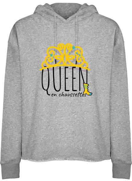 Sweat Extra-Loose "Queen en Chaussettes"