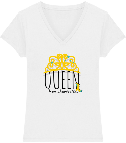 T-shirt Femme "Queen en Chaussette"
