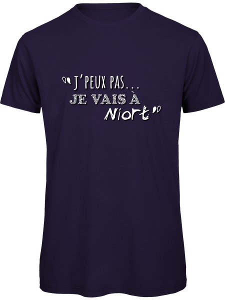 T-Shirt Homme "Je vais à Niort"