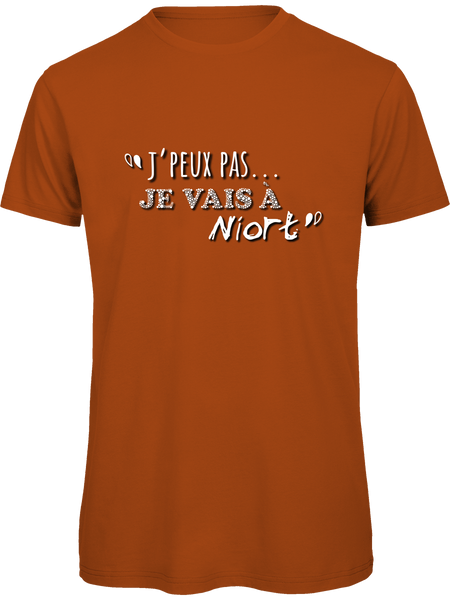T-Shirt Homme "Je vais à Niort"