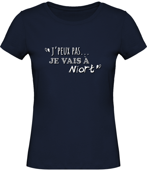T-Shirt Femme "Je vais à Niort"