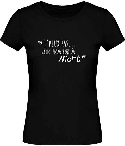 T-Shirt Femme "Je vais à Niort"